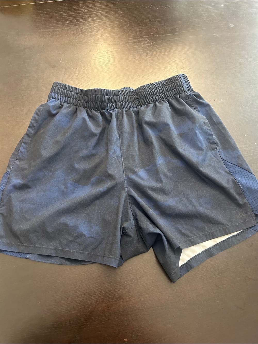 Men's Athletic Shorts in Navy with Elastic Waist